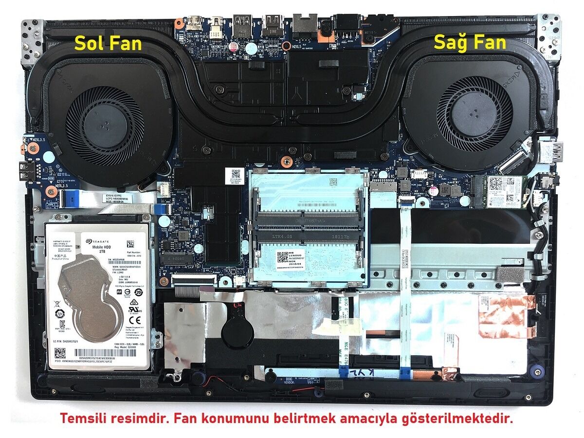 Lenovo Legion 81FV00NSTX Fan V1 (Sağ Fan)