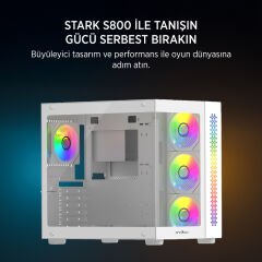 JAMES DONKEY STARK S800 4X ARGB WHITE KASA 750W