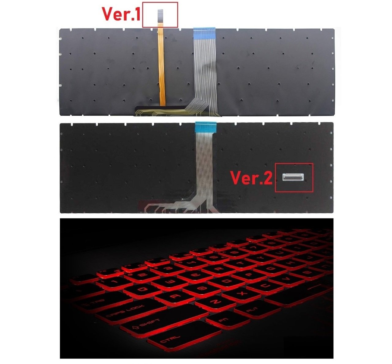 MSI GT73VR 6RE-069TR Klavye V1 Işıklı (Kırmızı)