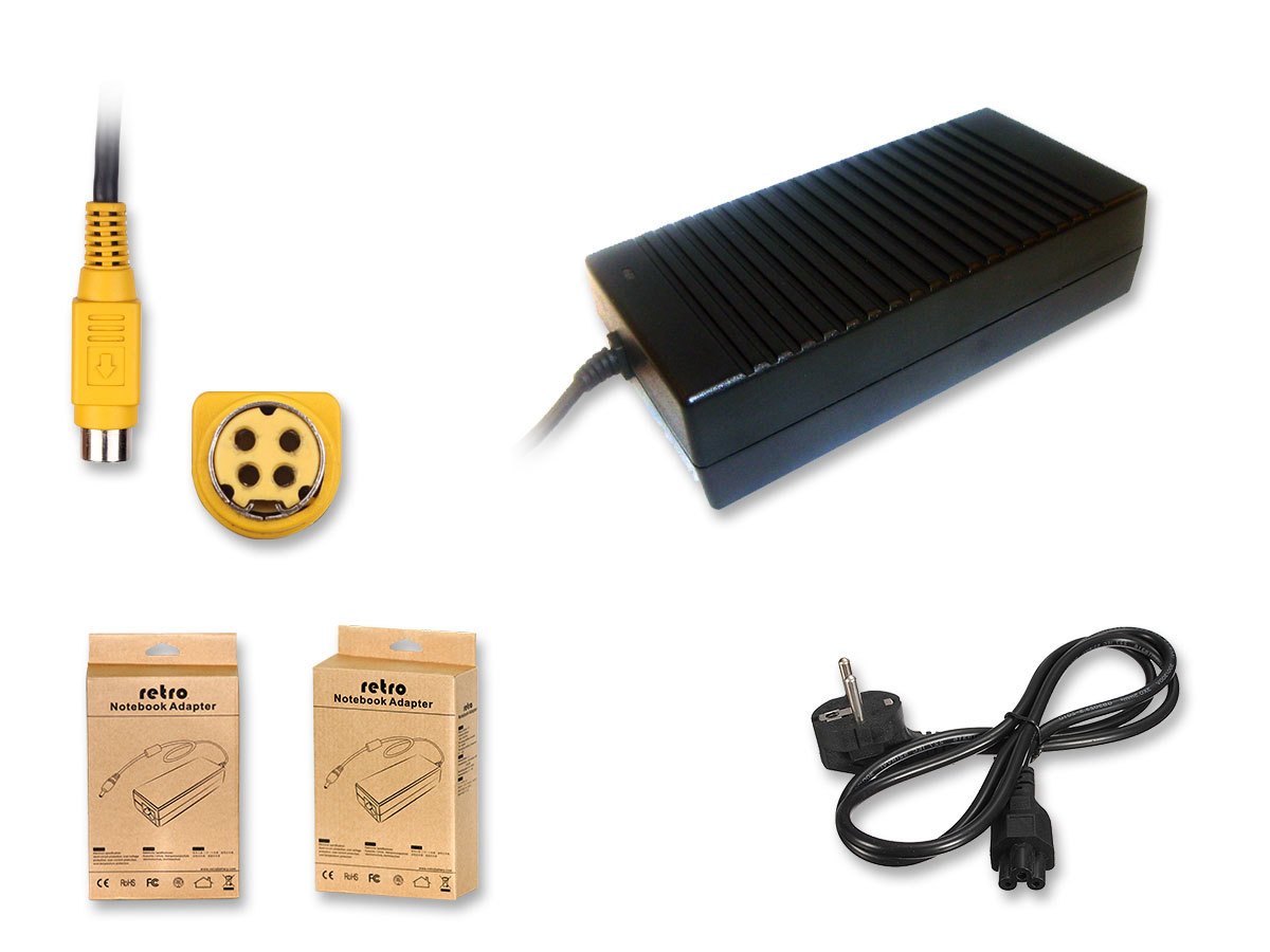 Retro Toshiba 19V 9.5A 180W 4 Pin Notebook Adaptörü RNA-TS10