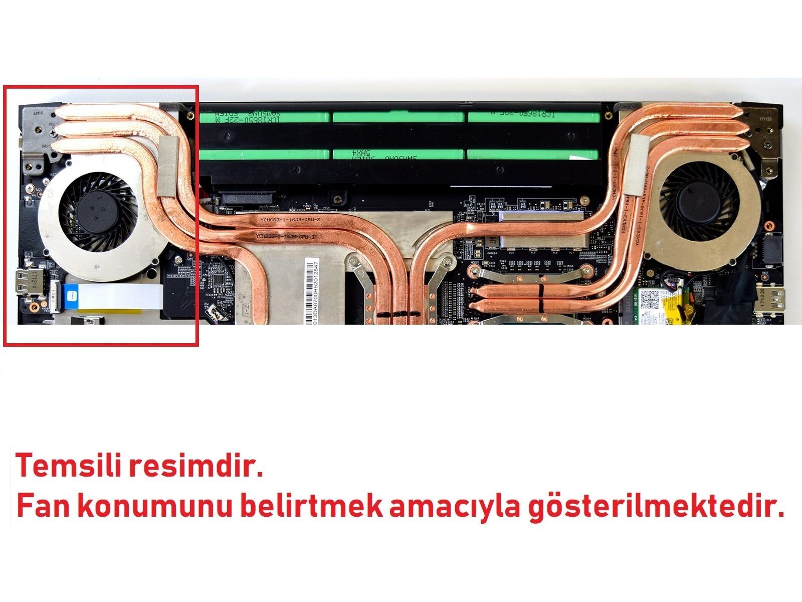 MSI GP72M 7RDX Leopard Fan SOL V2 (4 Pin)