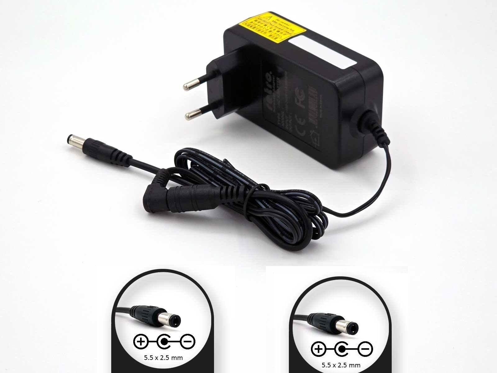 9V 1A 9W 5.5x2.5 mm Barkod Okuyucu Negatif Polarite Adaptör RETRO