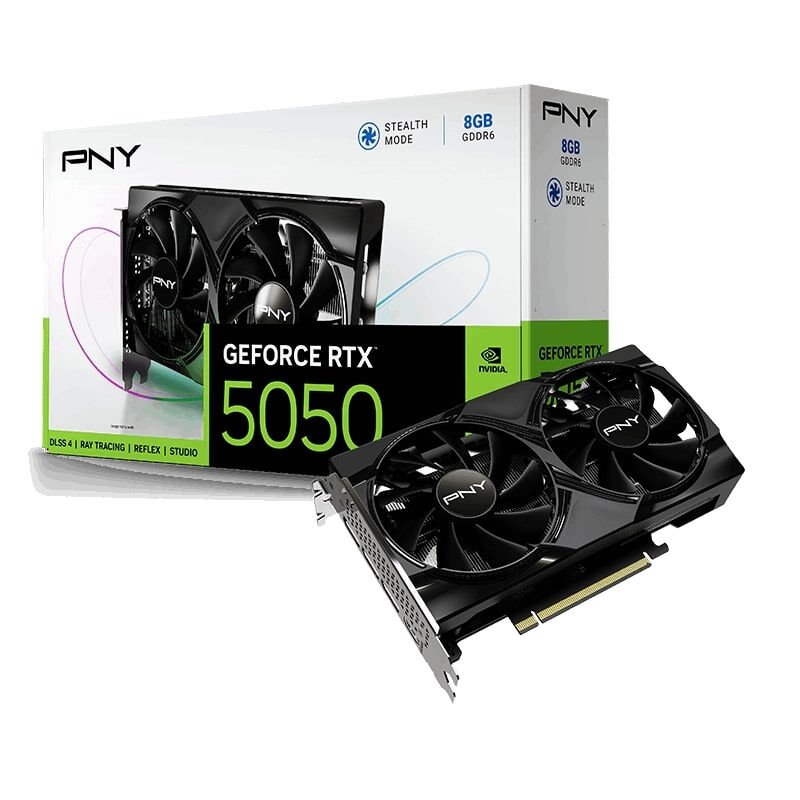 PNY RTX5050 8GB 128Bit Siyah Ekran Kartı (VCG50508DFXPB1)