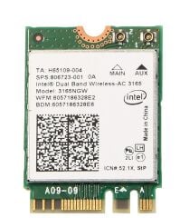 İntel 3165NGW Dual Band AC3165 Wireless Yenilenmiş Ürün