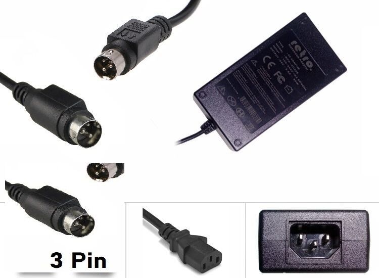 Perkon Termal POS Barkod Etiket Yazıcı 24V 2.5A 3Pin DIN Adaptör