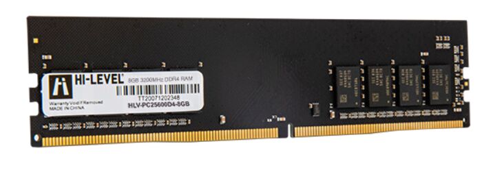 8GB HI-LEVEL DDR4 3200MHz CL22 HLV-PC25600D4-8G