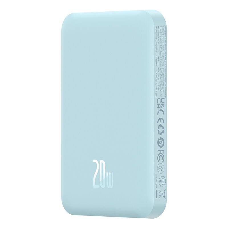 BASEUS MAGSAFE MINI KBLSZ 5000M 20W POWERBNK MAVI
