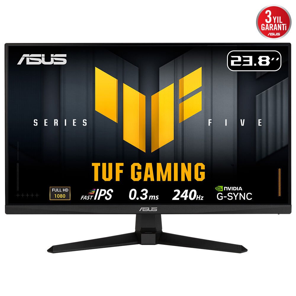 23.8 ASUS TUF GAMING VG249QM5A 0.3MS 240HZ GAMING AI ELMB FHD FAST IPS