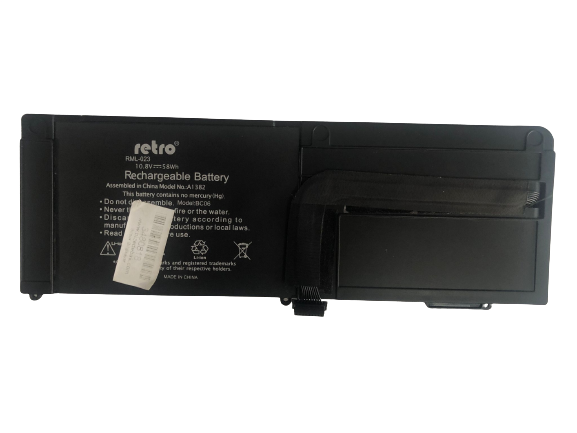 Apple A1382 MacBook Pro 15-inch Batarya