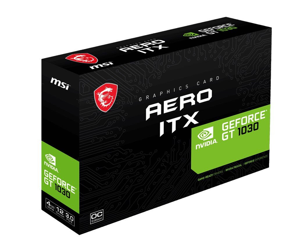MSI GEFORCE GT 1030 AERO ITX 4GD4 OC