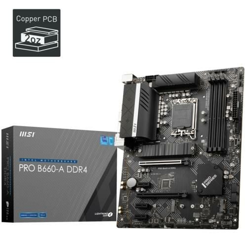 MSI PRO B660-A DDR4 S+V+GL 1700p