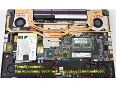 MSI GE75 Raider, GE75 8SE, GE75 9SF, Notebook Fan / SOL