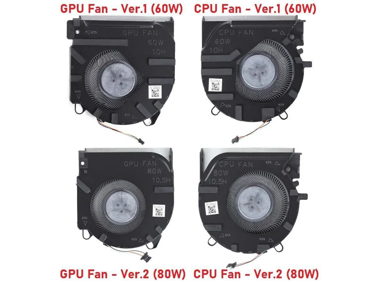 Hp Victus Gaming 16-d1048nt 68P33EA GPU Fan V2 (80W)