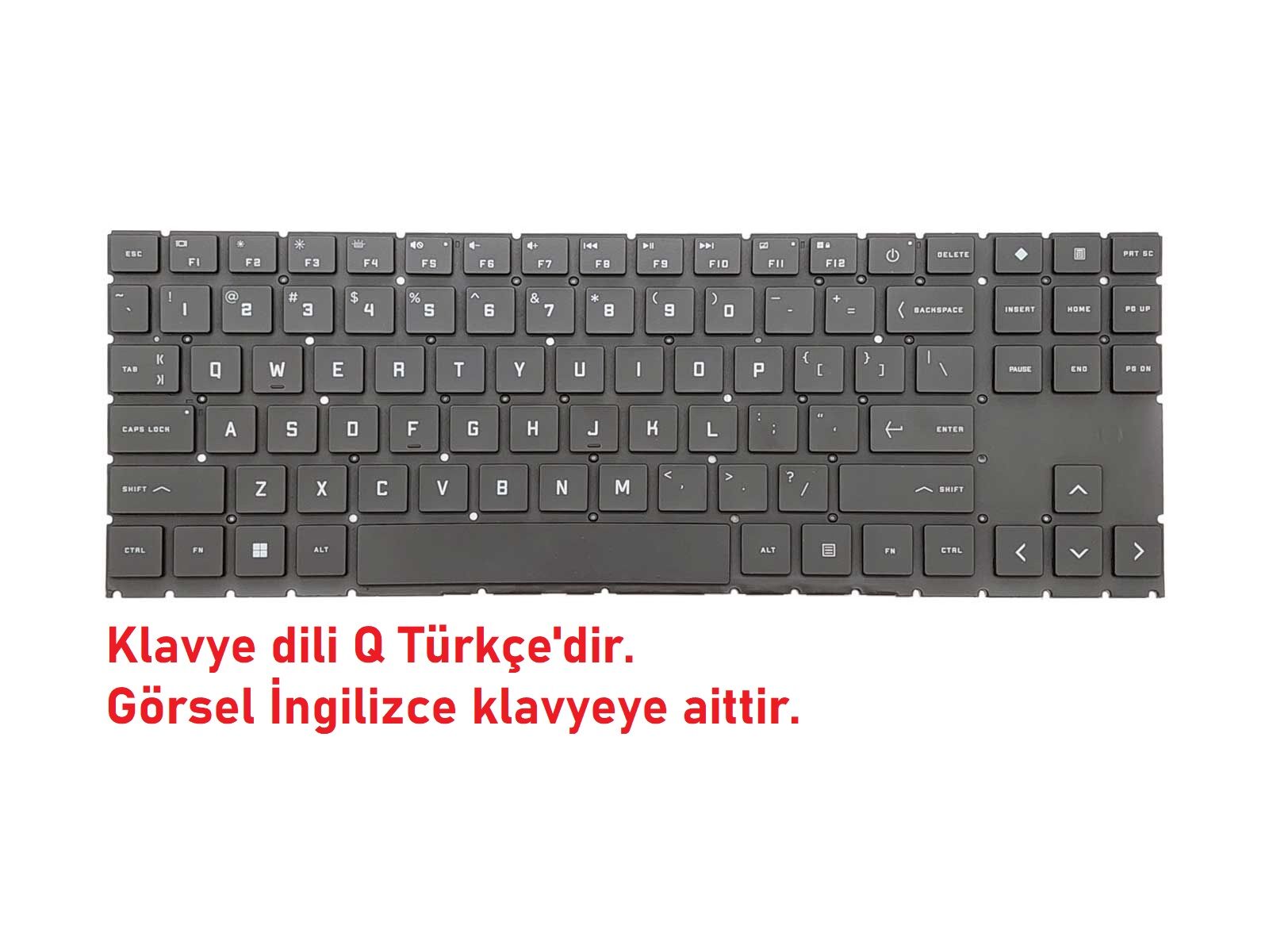 Hp Omen 39C81EAR Klavye Işıklı Siyah V1 (Single Backlit)