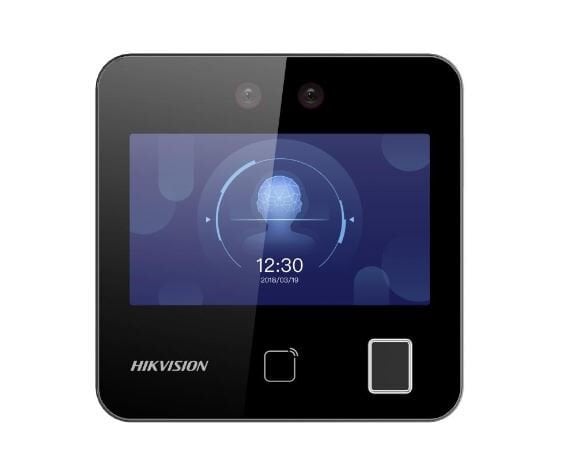 HIKVISION DS-K1T343MFWX 4.3'' DOKUNMATİK EKRAN (KART / PARMAK İZİ / YÜZ TANIMA) BAĞIMSIZ  KONTROL ÜNİTESİ