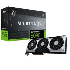MSI VGA GEFORCE RTX 5080 16G VENTUS 3X OC PLUS RTX5080 16GB GDRR7 256 B DX12 PCIE 5.0 X16 (3XDP 1XHDMI)