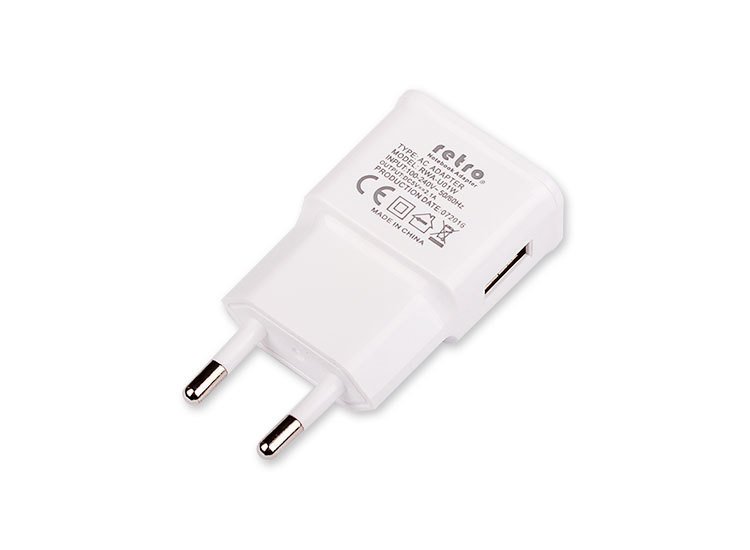 Sony 5V 2.1A USB Şarj Adaptör Beyaz RETRO