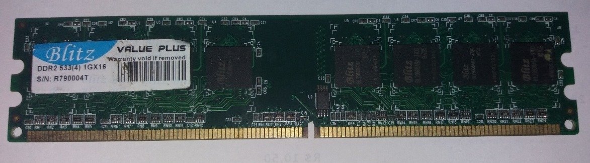 1Gb Blitz 667Mhz Ram Sorunsuz