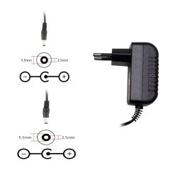 Kenwood Süpürge 10V-17V 370mA-500mA (0.37A-0.5A) AC Adaptör - Şarj Cihazı