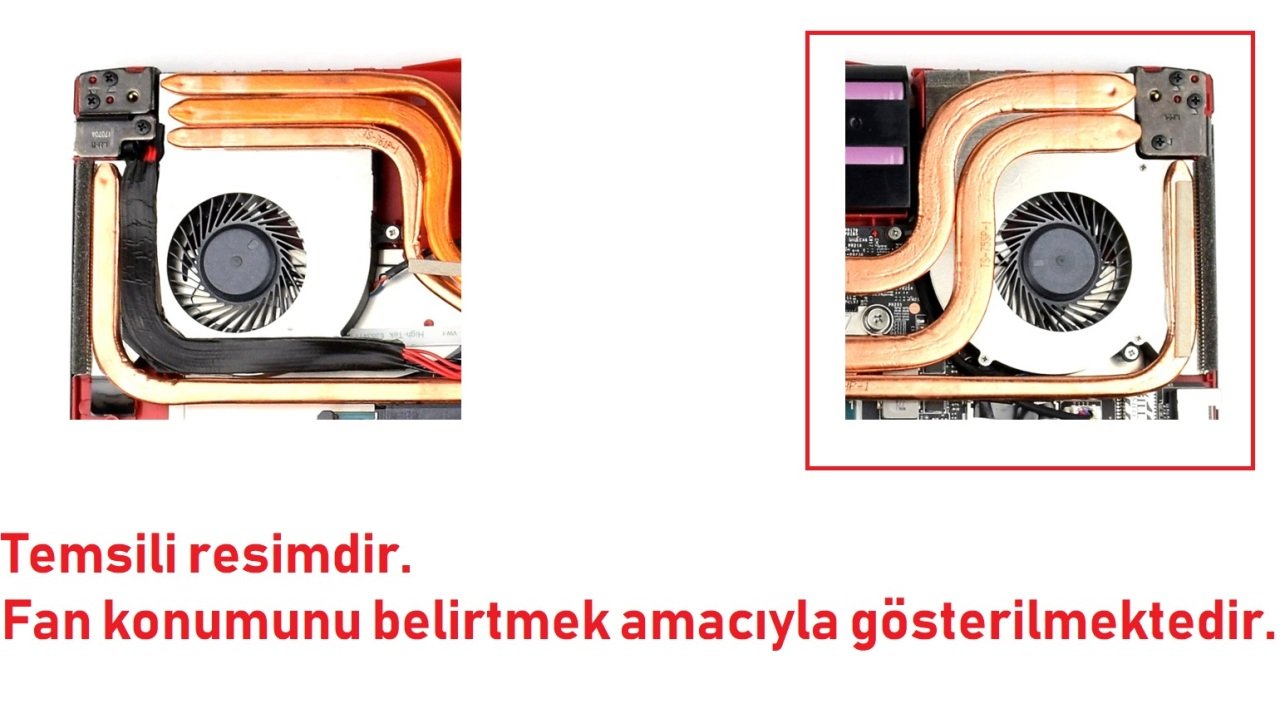 MSI GE63VR 7RE Raider Fan SAĞ