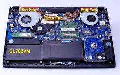 Asus ROG STRIX GL702VM Fan V2 (Sol Fan)