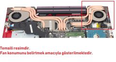 MSI GV72 7RD-880XTR Fan SAĞ