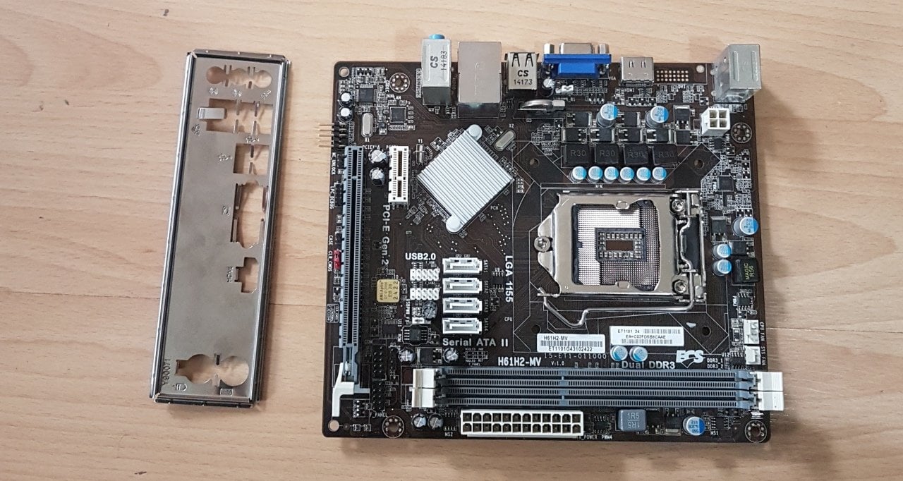 Ecs H61H2-MV 1155Pin Ddr3 Anakart