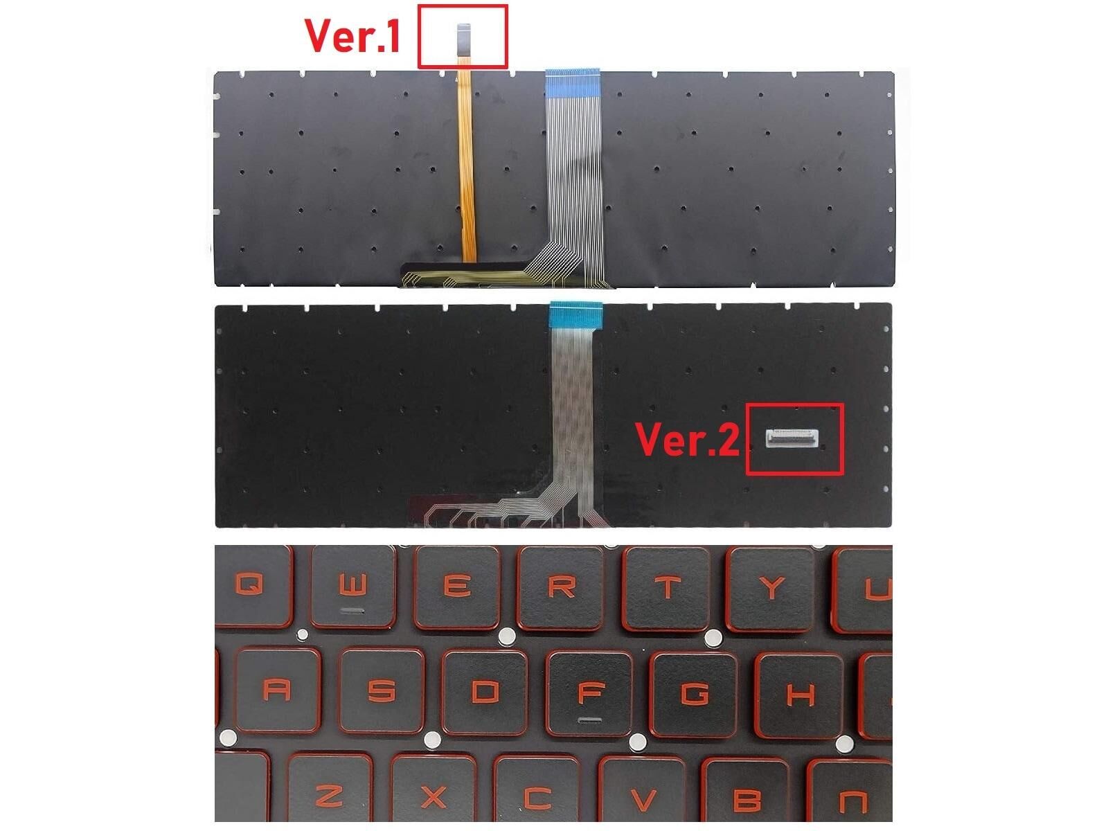 MSI GL75 Leopard 10SCSK Klavye V1 Işıklı (Kırmızı)
