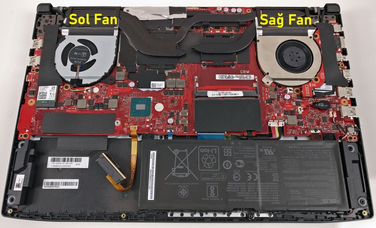 Asus GL503VS-EI010T Fan Sol V3