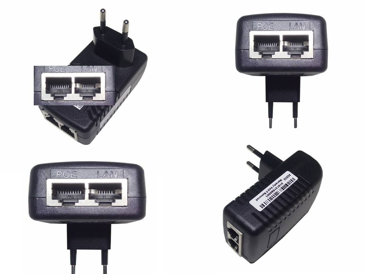 Ubiquiti UBNT Uyumlu POE-24-24W 1port Gigabit 24V POE Adaptör RETRO
