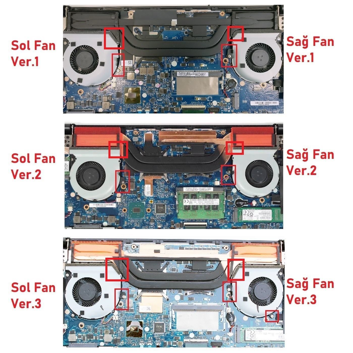 Asus FX502VE Fan Sağ V1