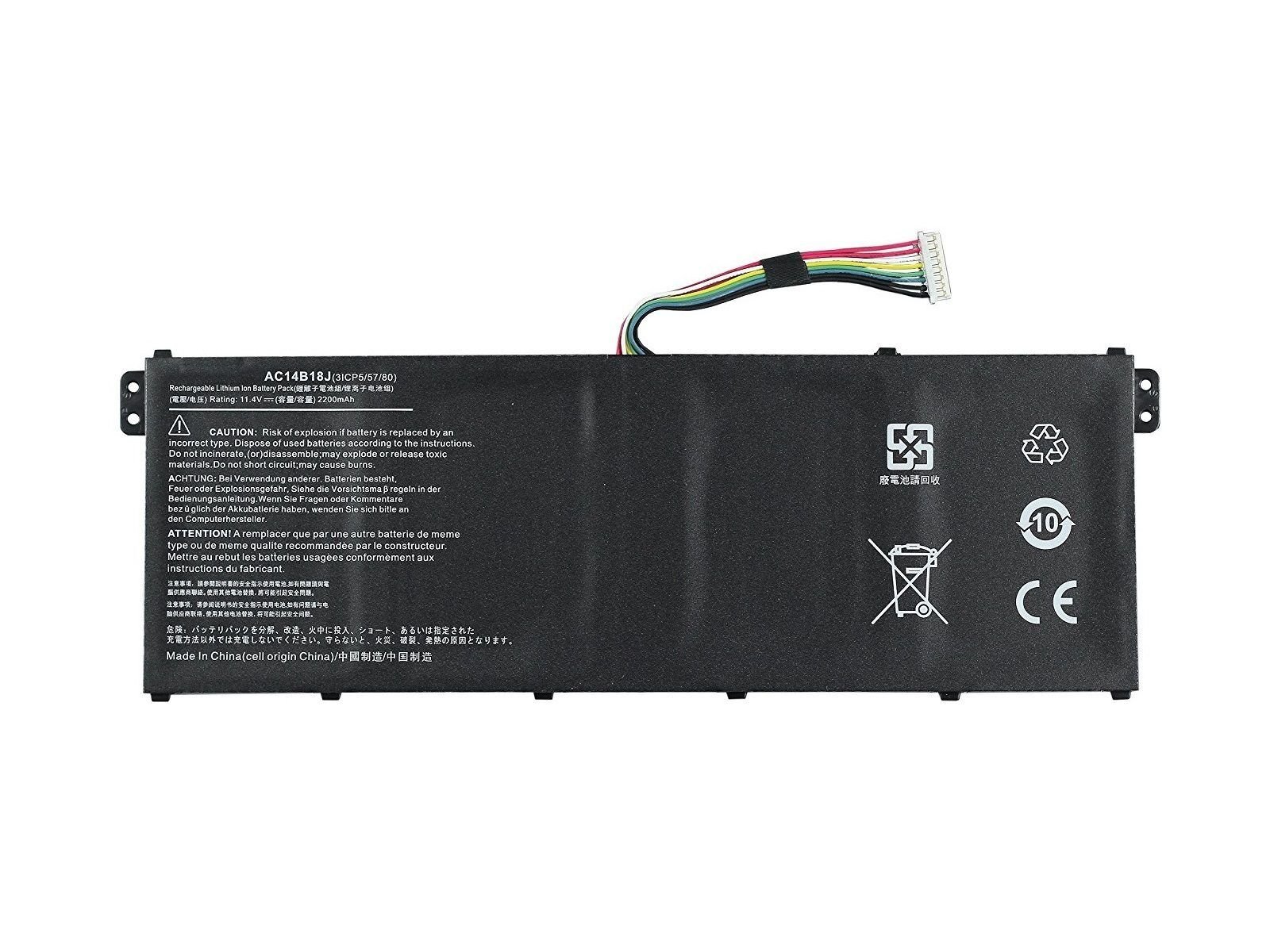 Acer Aspire ES1-331, ES1-531, AC14B18J 3-Cell Notebook Bataryası