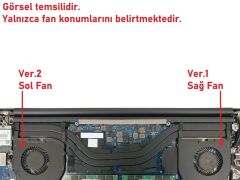 Dell XPS 15-7590 FS75WP165N Fan V1 (Sağ Fan)