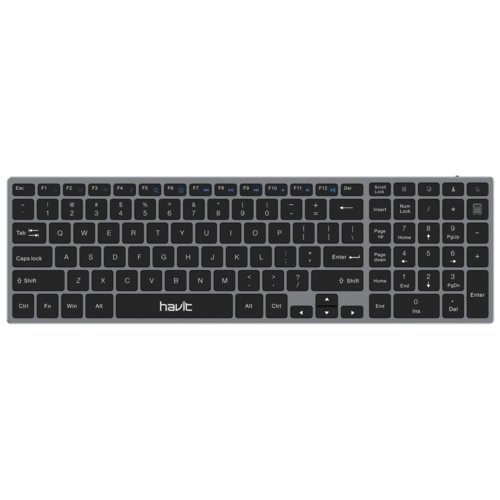 Havit KB263BT Kablosuz Bluetooth Klavye Uzay Grisi