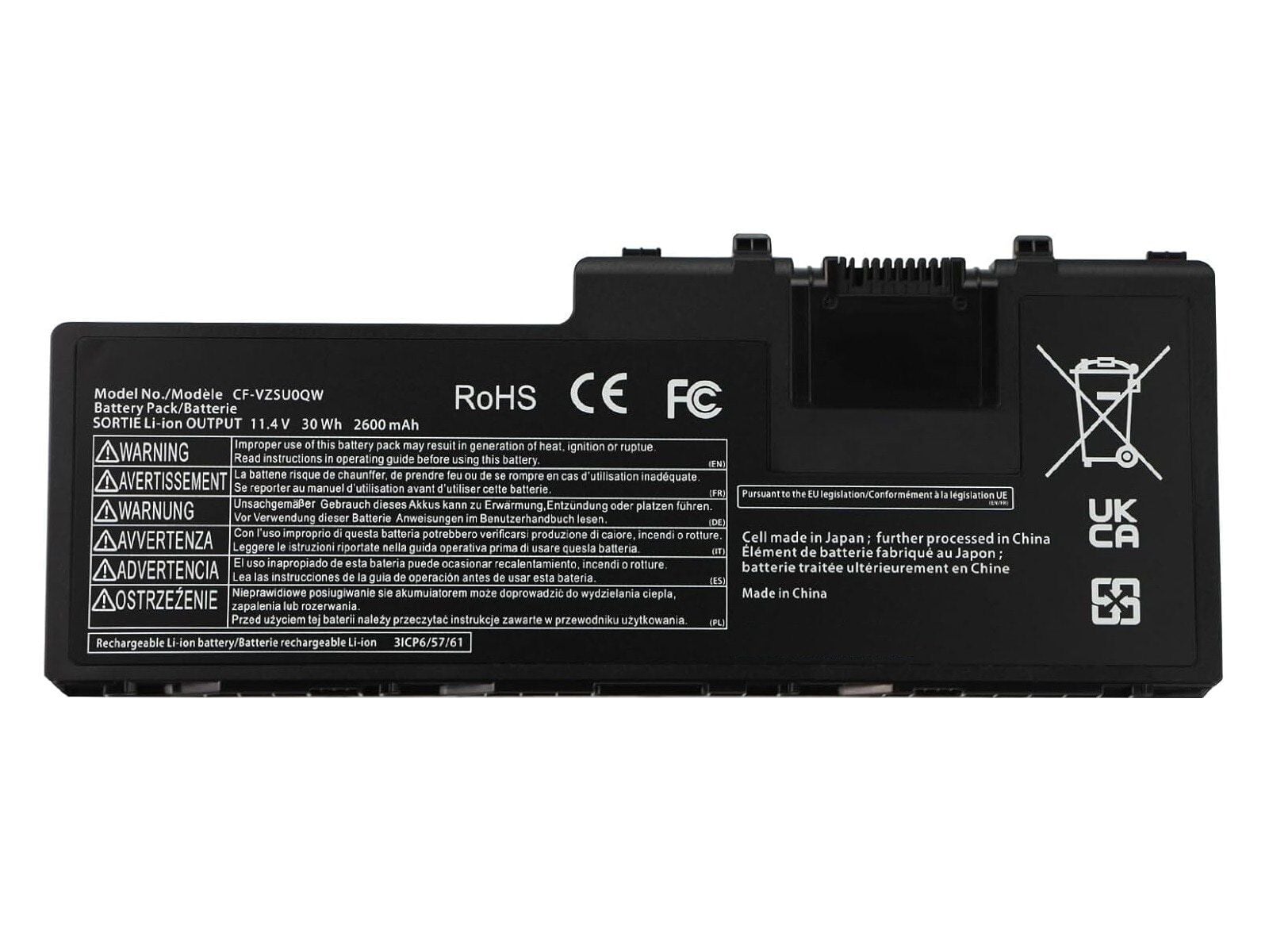 RETRO Panasonic ToughBook CF-20, CF-VZSU0QW Noteboook Bataryası