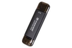 Transcend ESD310 Portable 256GB Siyah SSD USB Type-A, Type-C (TS256GESD310C)