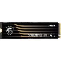 4TB MSI SPATIUM M480 PRO PCIE 4.0 NVME M.2 7400/7000MB/s