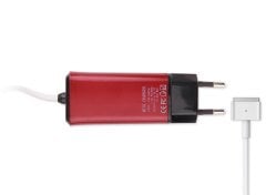 Retro-Color, Apple MacBook 45W-60W MagSafe 2 Mini Adaptör - Kırmızı