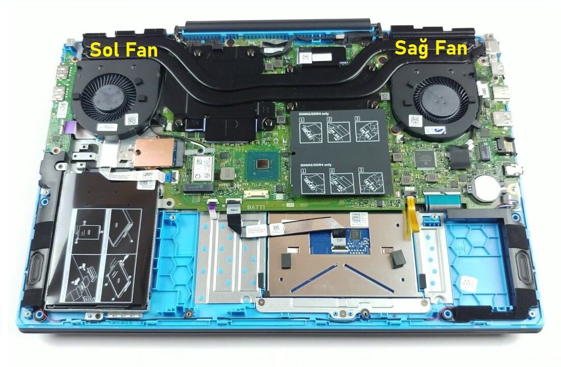 Dell G3 15-3590 Fan V1 (Sağ Fan)