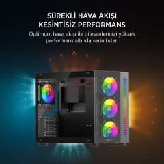 JAMES DONKEY STARK S800 4X ARGB BLACK KASA 650W