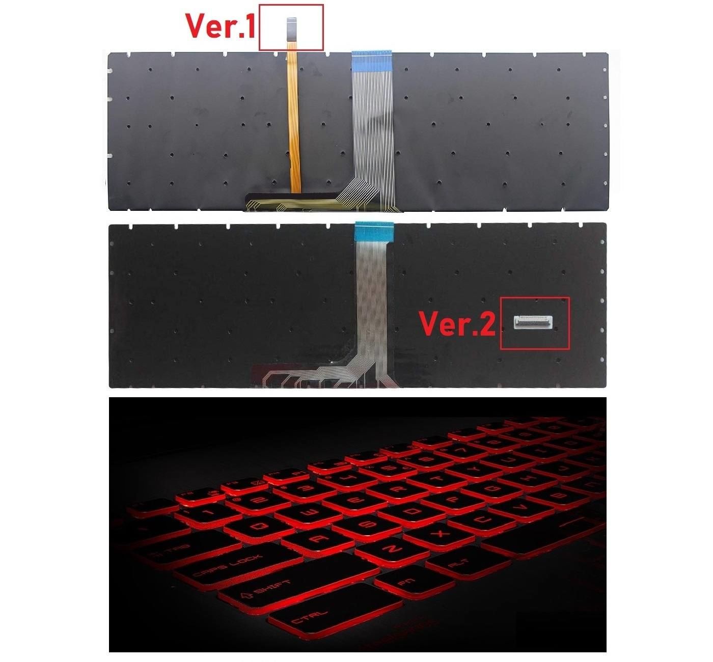 MSI GL65 9SC Klavye V1 Işıklı (Kırmızı)