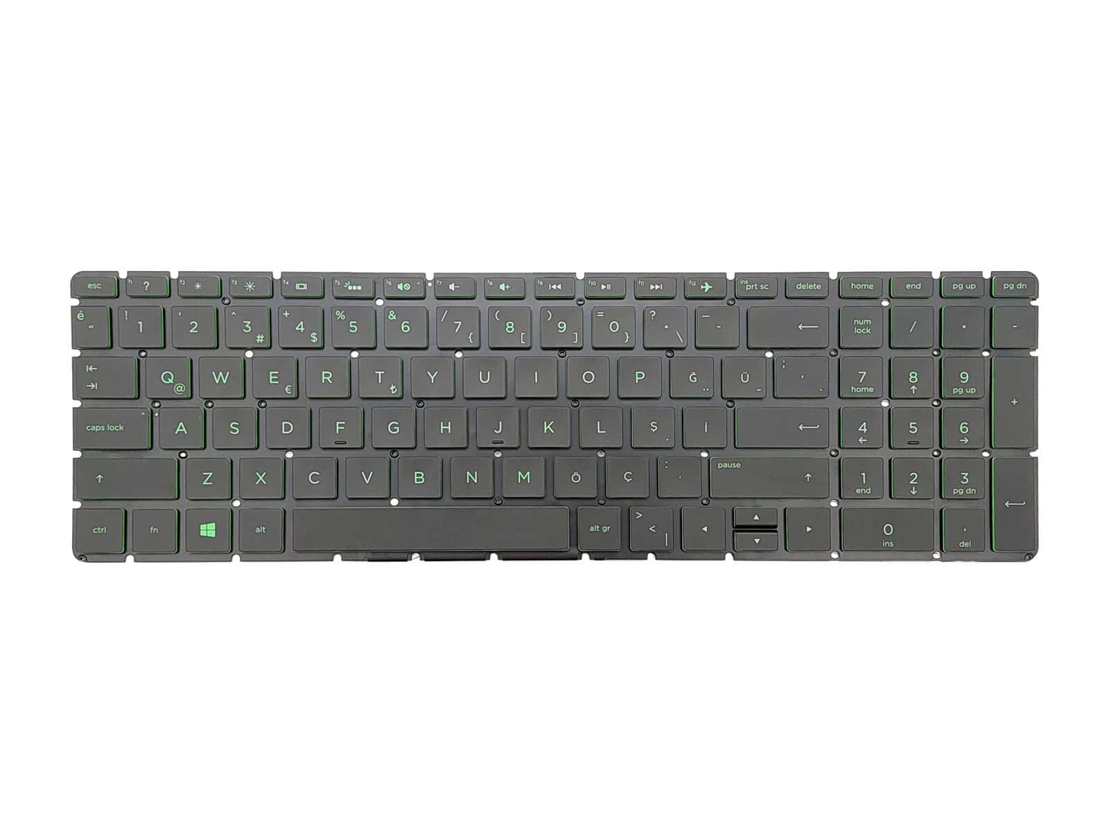 Hp L57594-001, L57594-141 Klavye Işıklı (Yeşil)