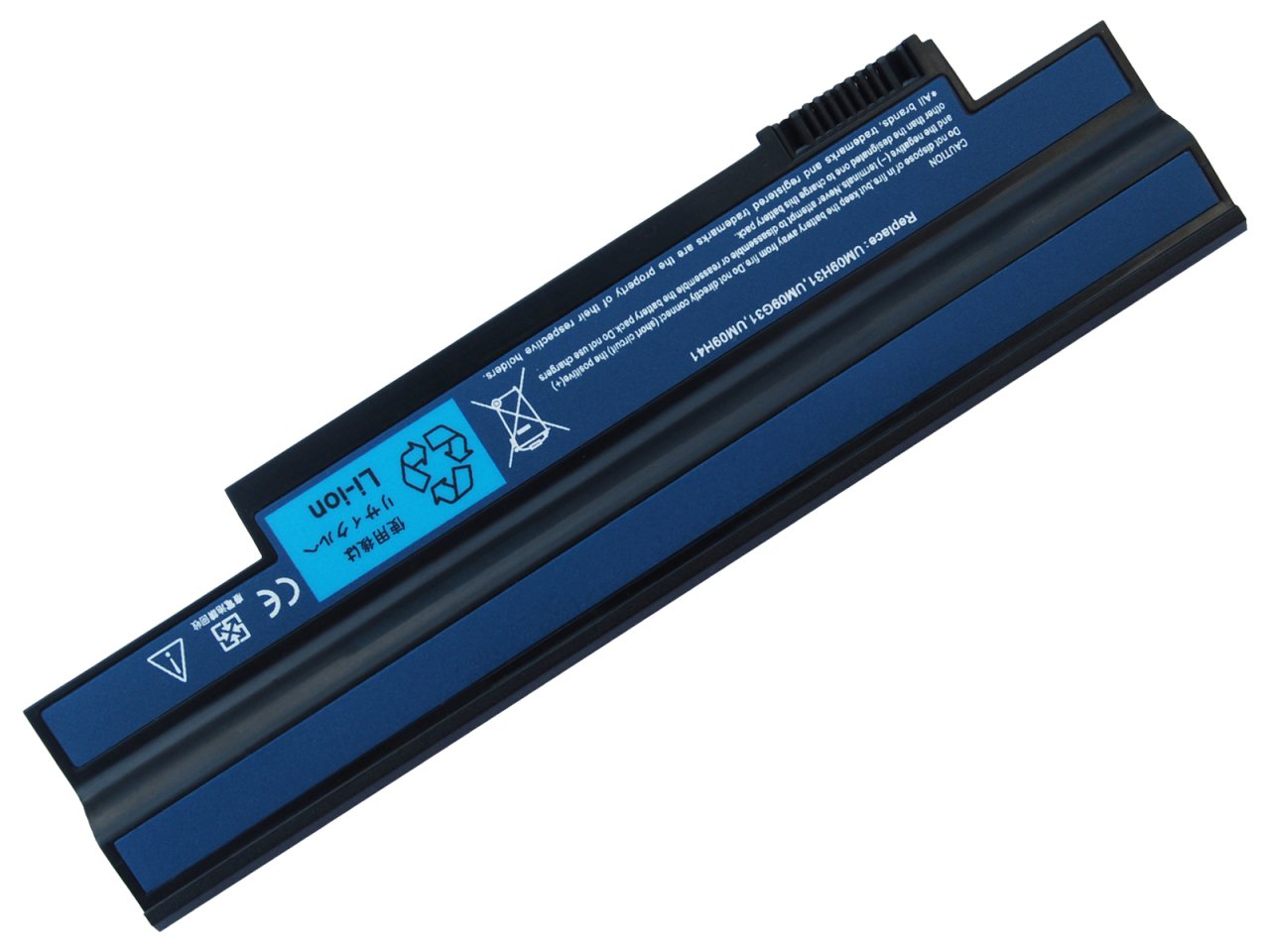 RETRO Acer Aspire One 532h, AO532h Notebook Bataryası - Siyah - 6 Cell