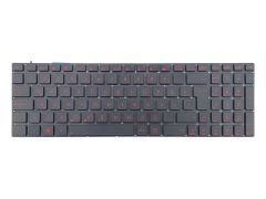 Asus Q550, Q550L, Q550Lf Notebook Klavye - Tuş Takımı / Siyah - TR - Backlit - Kırmızı Tuş