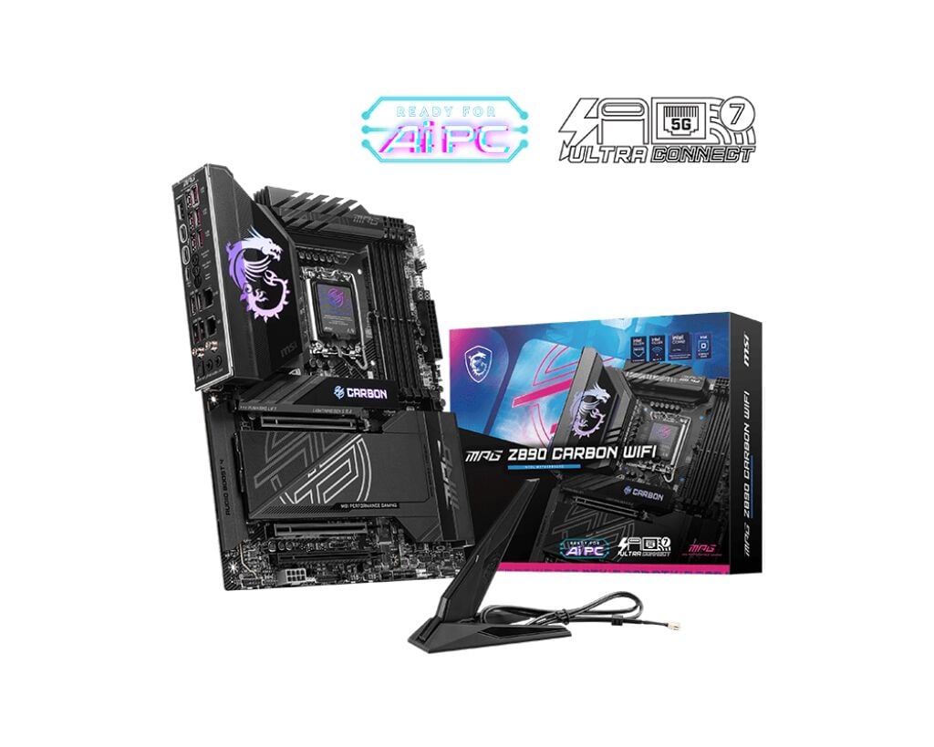 MSI MPG Z890 CARBON WIFI DDR5 9200(OC) DVI HDMI ATX