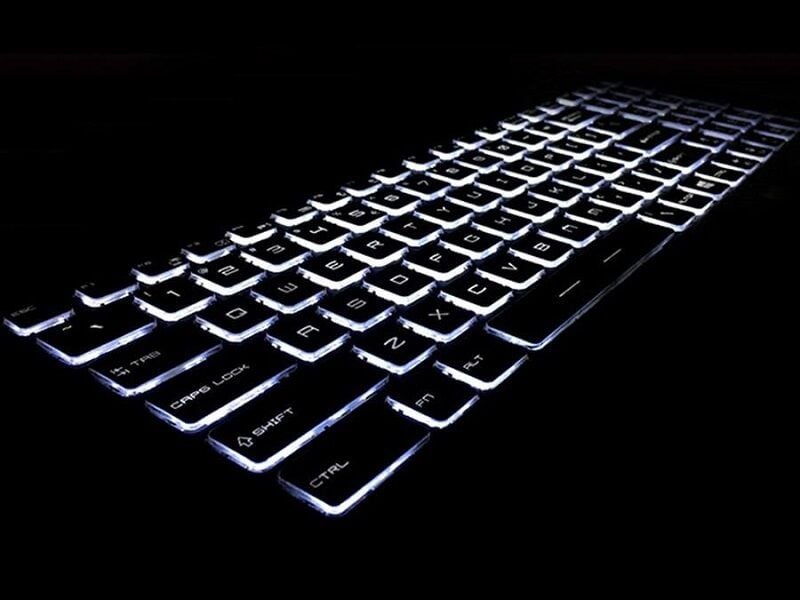 MSI PE62 7RD-1229XTR Klavye Siyah Işıklı