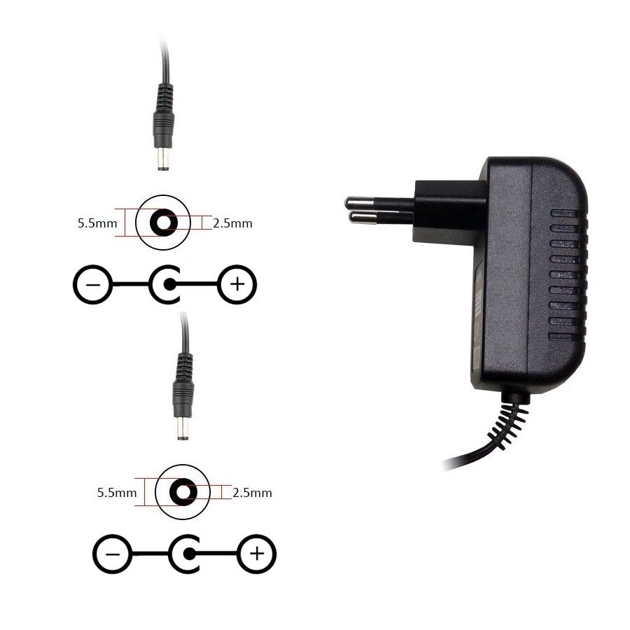 8V 150mA-200mA (0.15A-0.2A) Adaptör - Şarj Aleti RETRO