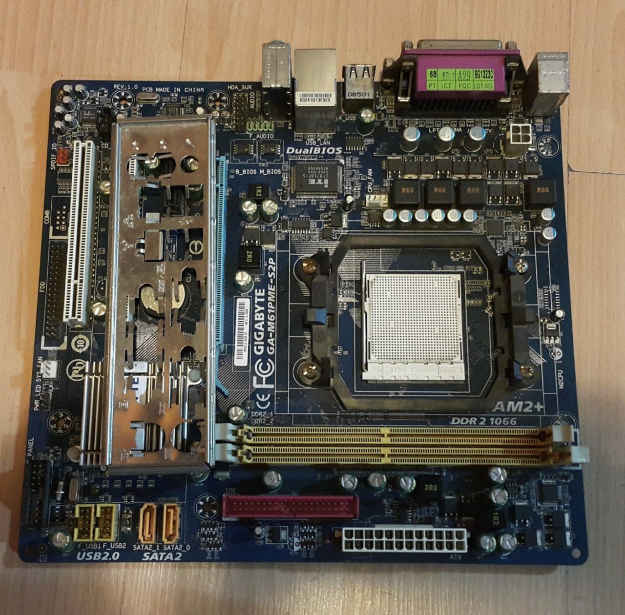 Gigabyte GA-M61SME-S2L 940Pin Am2 Anakart