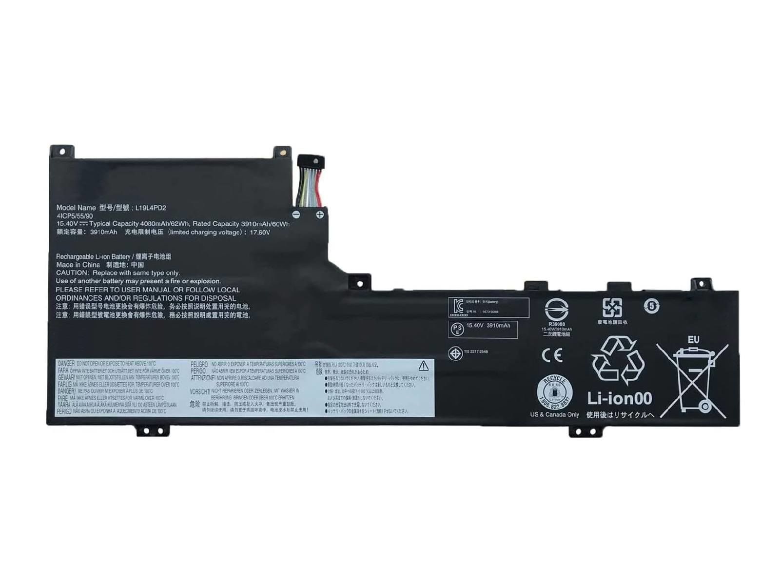 RETRO Lenovo IdeaPad S740-14IIL, L19L4PD2 Notebook Bataryası