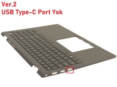 Dell Inspiron 3530 Notebook Klavye - Tuş Takımı / Siyah - Üst Kasa - TR - Ver.2 - Non-USB-C